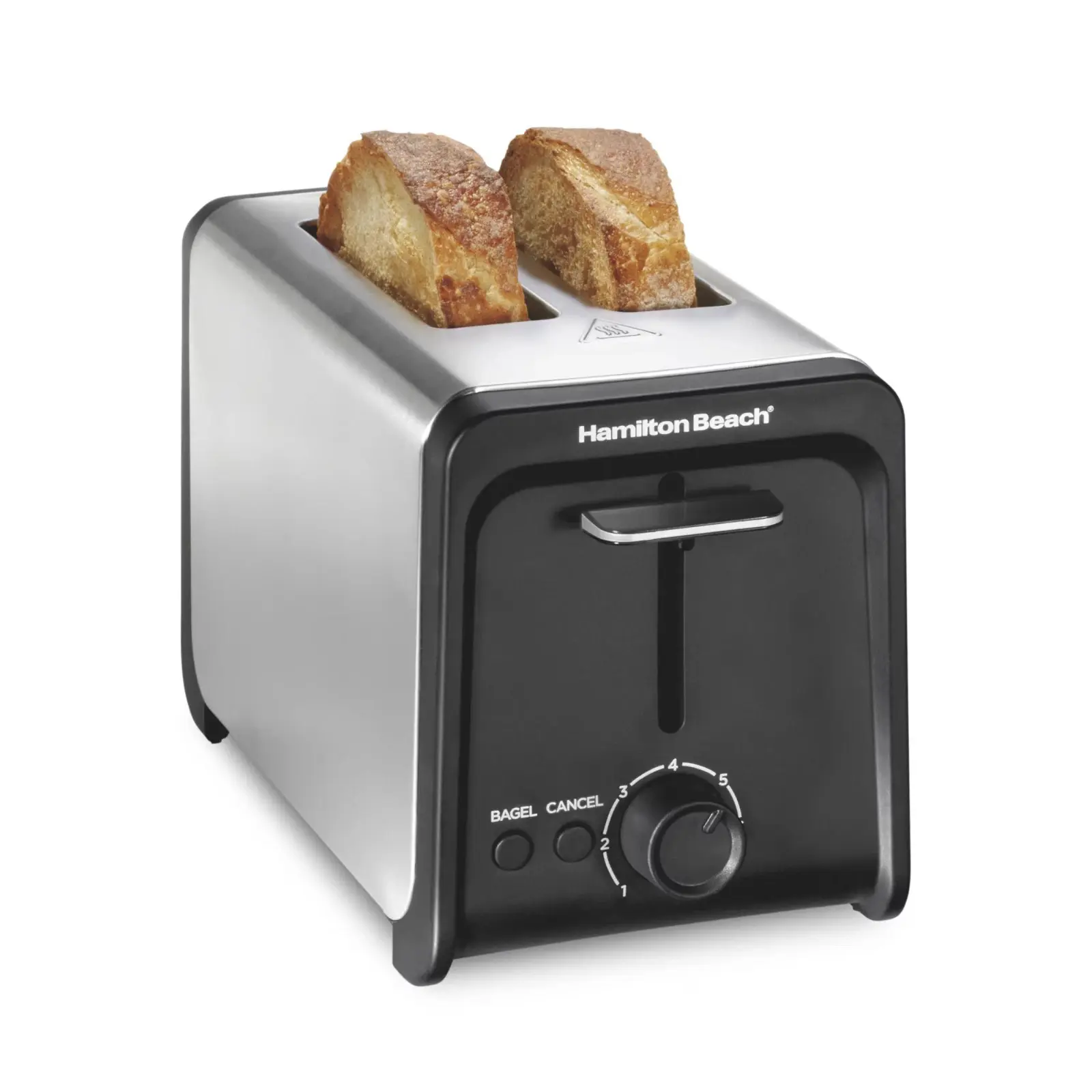 Hamilton Beach R-22997 Toaster with Wide Slot for Bagels and Homemade Bread Slices Self-Centering Bread Guides for Even Toasting
