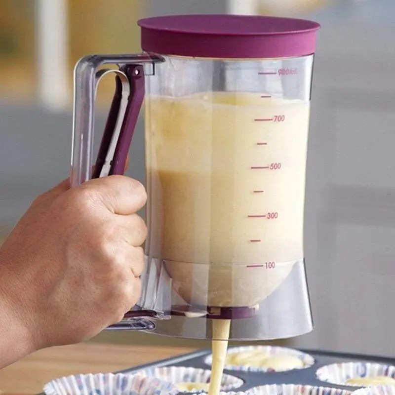 BakeEase Cake and Pancake Batter Dispenser - Precision Pouring for Perfect Baking and Fluffy Pancakes