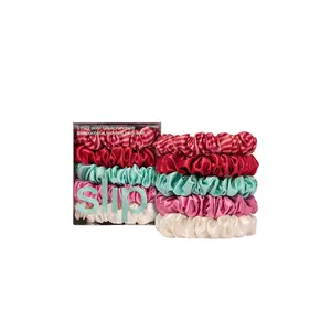 slip Midi Scrunchies Set Of 5 in Gelati