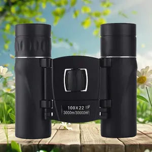 100x22 HD Binoculars, Folding Telescope, Bak4 FMC Optics for Bird Watching, Sports, Outdoor, Camping, Traveling