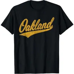 OAKLAND CALIFORNIA VARSITY SCRIPT CLASSIC SPORT JERSEY STYLE T-Shirt