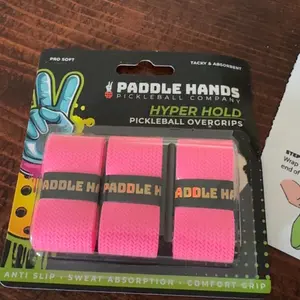 Paddle Hands Hyper Hold Pickleball Paddle Overgrip Tape Moisture Absorbent Pro Soft Feel Precision Accuracy Ultra Comfortable Sports Rackets