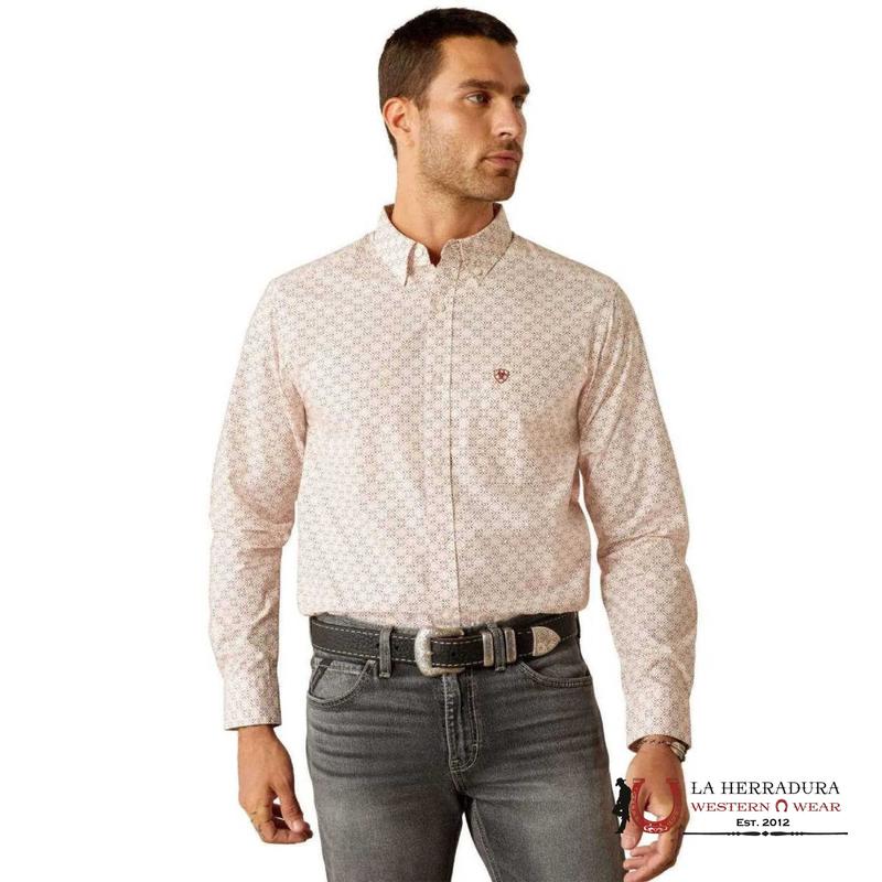 ARIAT TEAM CROSS FTD LONG SLEEVE RED SHIRT - 10054802