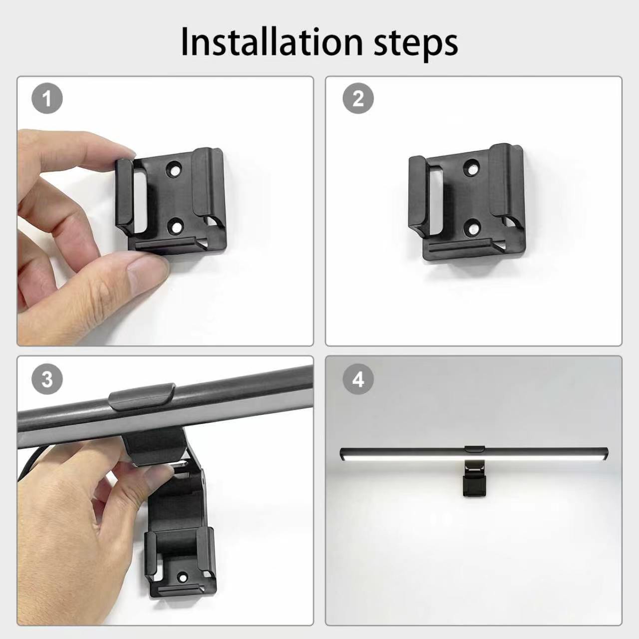 Desktop desk lamp, makeup desk lamp, multi scenario application, CRI>90 USB LED mirror light strip, 3 color temperatures, touch stepless dimming memory, bathroom vanity dimmable desk lamp, lights up every corner of the home