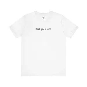 The Journey Store Podcast White Shirt, Unisex Tee, Short Sleeve Tshirt, Graphic Tee, Podcast Fan Shirt, Casual Tee
