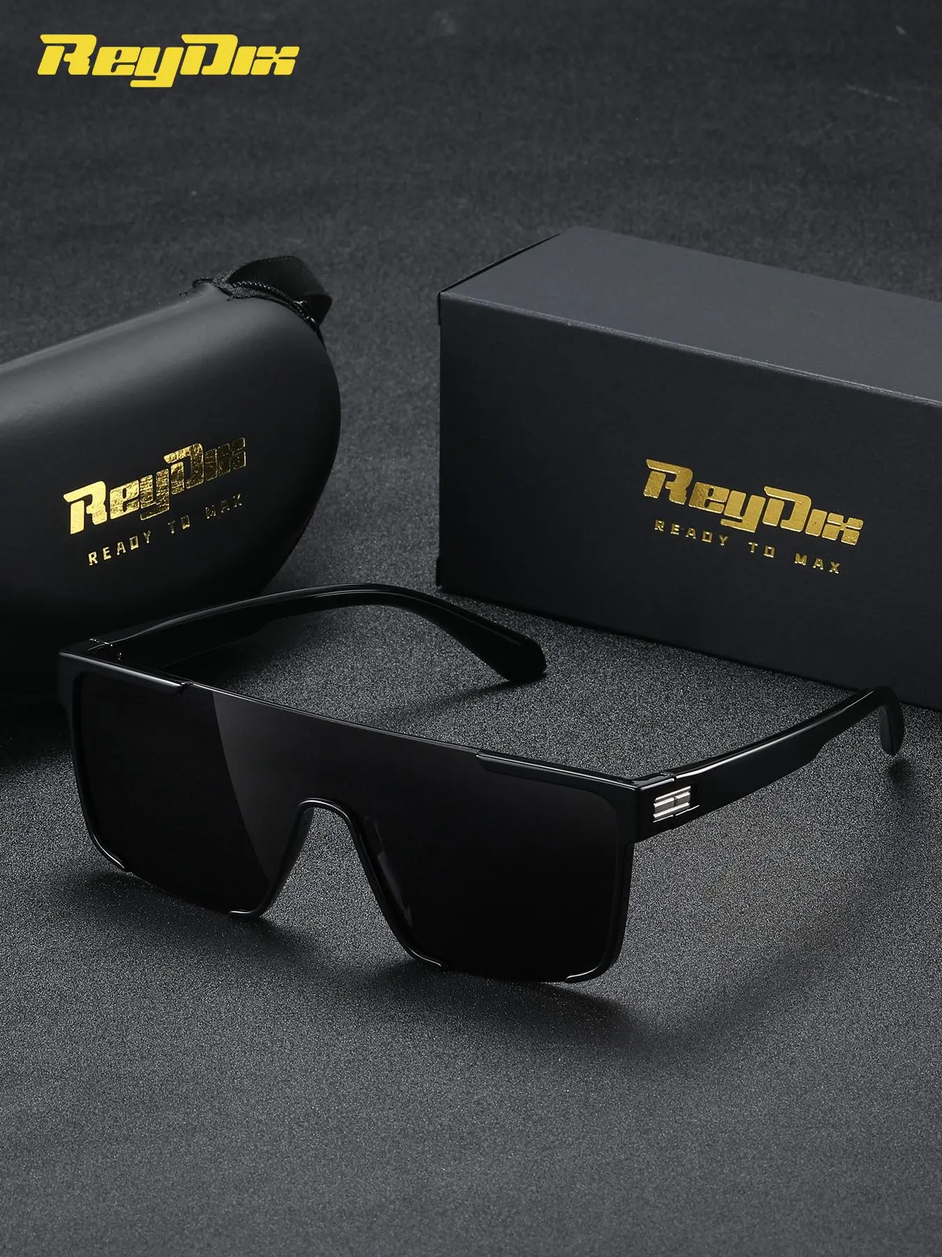 1 Piece Reydix Unisex Shield Half Frame Sunglasses Sun Protective Eyewear Ultimate simplicity, redefining daily life UV400