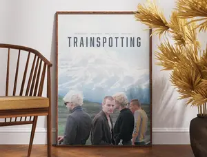 Trainspotting Poster, Print Poster, Gift Idea, Printable Wall Art, Retro Poster, Danny Boyle, Vintage Poster, Ewan McGregor, Wall Décor