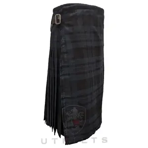 Traditional Kilt – Standard Wool, Black Isle