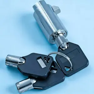 1 Set Universal Vending Machine Security Lock, Keyed Alike System, Heavy-Duty Tubular Keyway Design