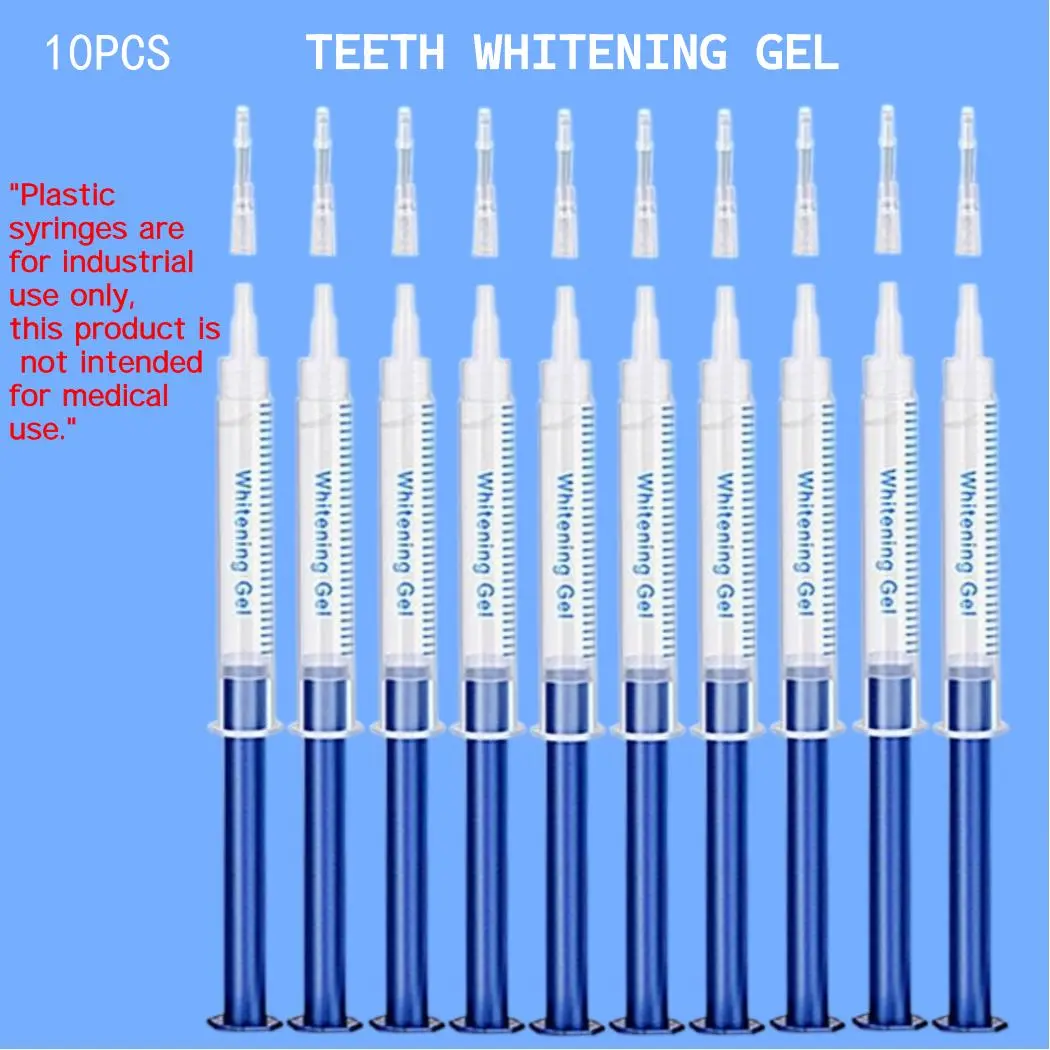 10-Pack Teeth Whitening Gel Pens, Deep Cleaning Tooth Stain Remover, Professional Dental Care Tools, Fda Registered Oral Hygiene Products