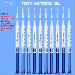 10-Pack Teeth Whitening Gel Pens, Deep Cleaning Tooth Stain Remover, Professional Dental Care Tools, Fda Registered Oral Hygiene Products