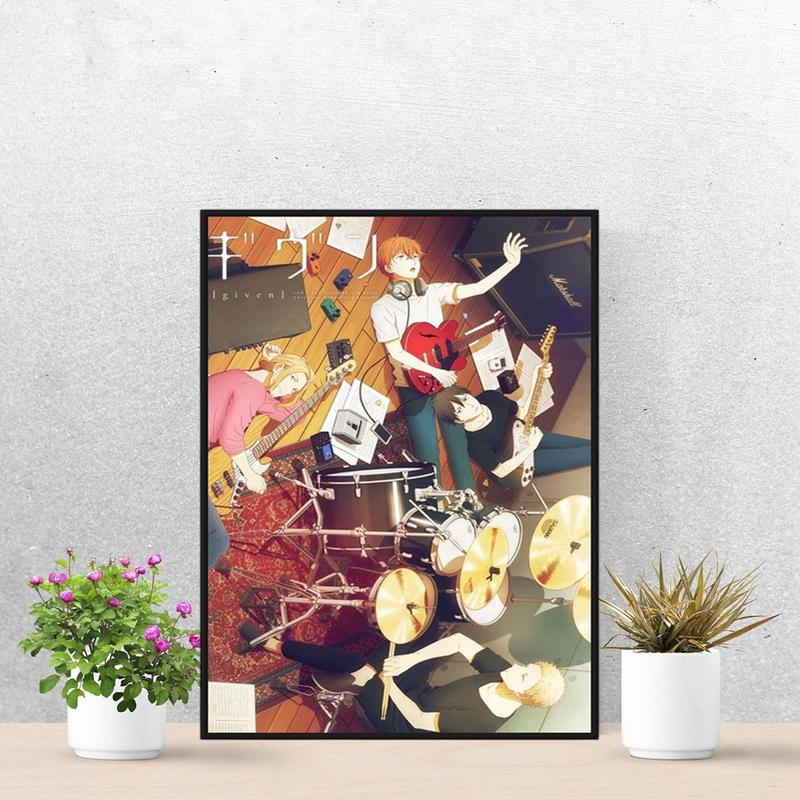 Given Anime Poster, BL Yaoi Manga Wall Art, Given Band Music Decor, Aesthetic Room Art, Gift For Fans