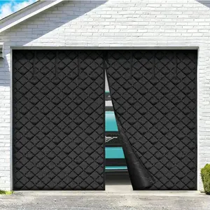 fathersdaygift  VEVOR Garage Door Screen for Winter, 8x7FT, Garage Door Insulation Kit, Magnetic Thermal Insulated Door Curtain with 300D Oxford Fabric Heavy Duty Weighted Bottom, Easy Assembly for Garage Door