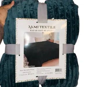AKMI TEXTILE Rafah Soft Blanket King Size Soft Cozy for Relaxation and Comfort - Ideal for Bed or Couch