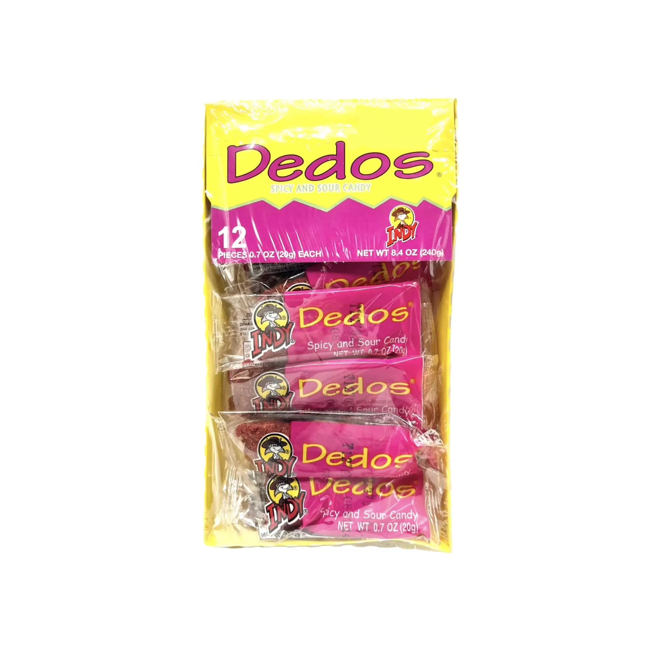 Indy Dedos Spicy and Sour Tamarind Candy Snack Bonbon Tangy 12 Count Indy Dedos Spicy and Sour Tamarind Candy Snack Bonbon Tangy 12 Count