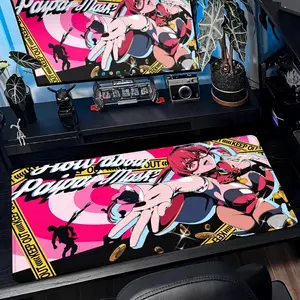 Hololive Houshou Marine Anime Anti-Scratch Mouse Pad, Large Gaming Desk Mat with Smooth Surface, Anti-Slip Rubber Base, Durable Thick Design, Extended Keyboard Pad for PC Gamers, Ideal Gift, Anti-Scratch Mouse Pads