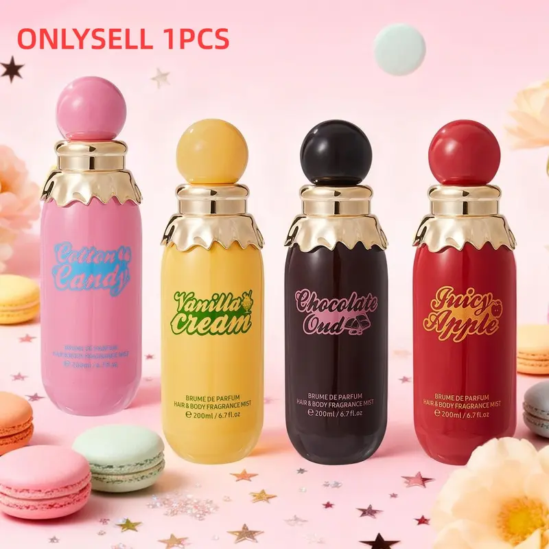 Women's Long-Lasting Multi-Note Perfume Spray, Liquid Perfumes, Portable Bottle Design, Ideal Gift for Her, Charming Hair & Body Fragrance Mist