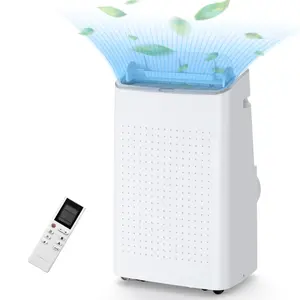 Garvee 15,000 BTU Portable Air Conditioner, Cools up to 800 Sq.ft, Portable AC Built-in Cool with Dehumidifier and Fan Modes, Remote Control and Installation Kits, 50dB, White