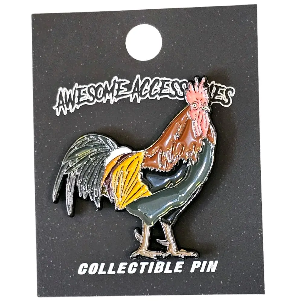Gallo Rooster Metal Hat Pin Fashion Accessory Clothes Hat Accessory Soft Enamel Durable Long Lasting Collectible Pin
