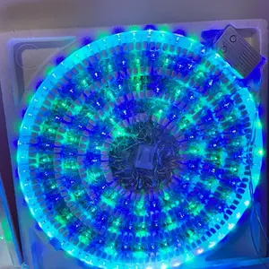 300 luces con música Lights 53ft Plays Classical Holiday Songs, Mini Bulb String Lights for indoor Christmas Tree Garden Party Garland Decor Multi color