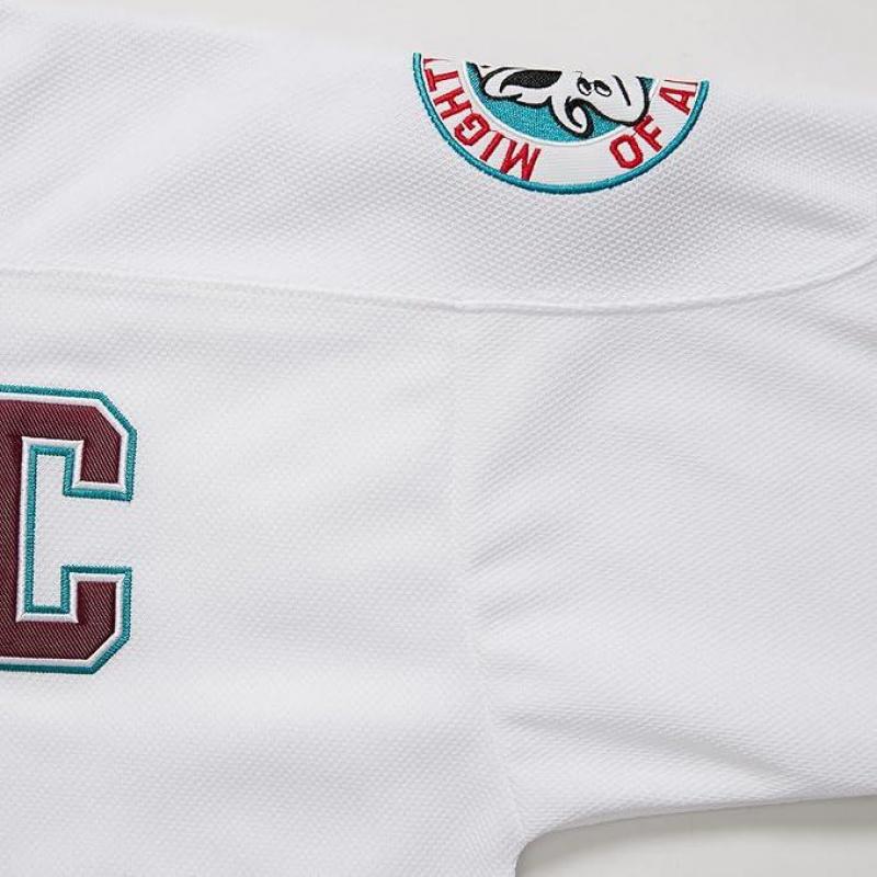 White Ducks ice Hockey Jersey for Practice Cheap#96