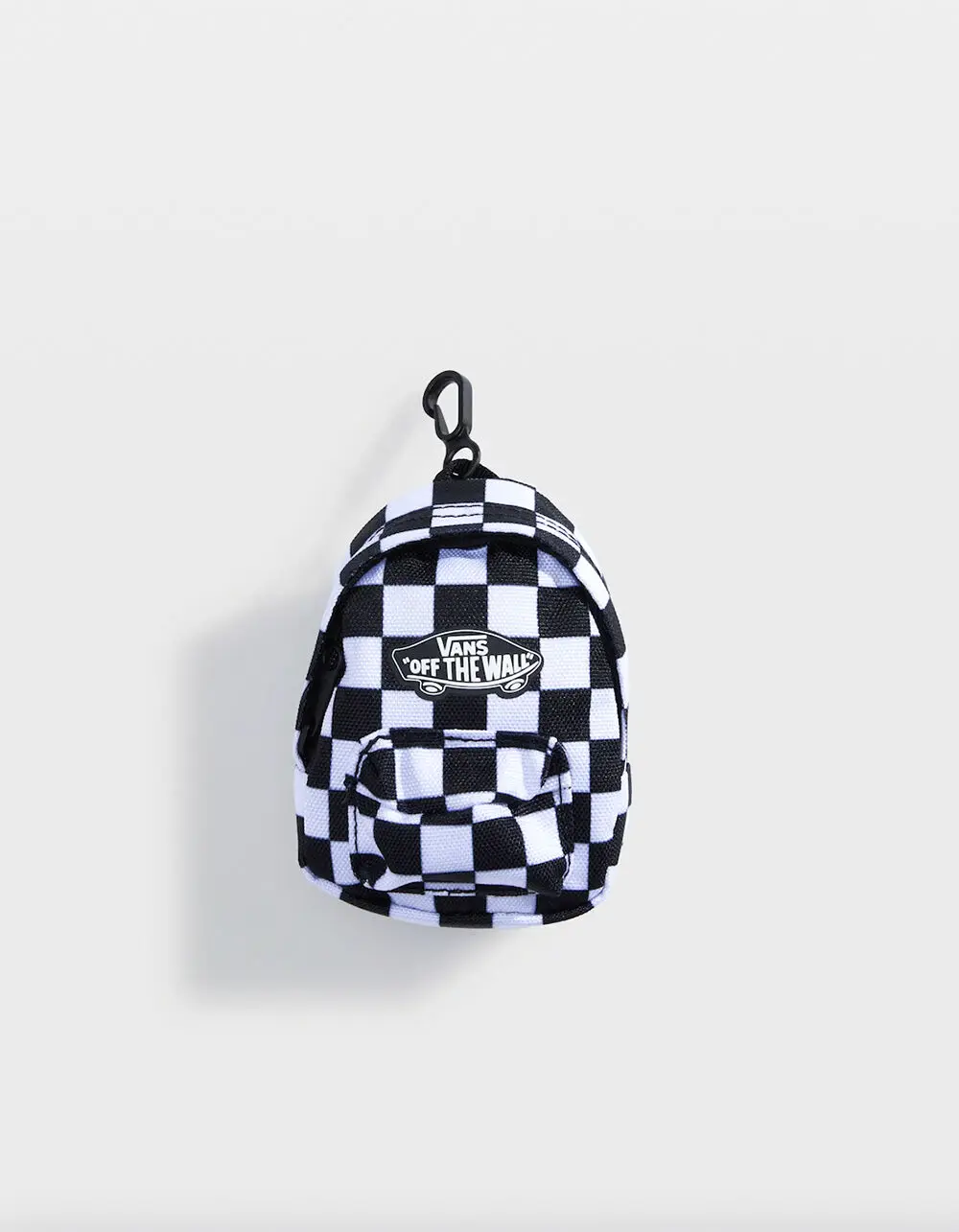 VANS Micro Old Skool Backpack Bag Charm, Black & White VANS Micro Old Skool Backpack Bag Charm, Black & White