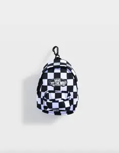 VANS Micro Old Skool Backpack Bag Charm, Black & White VANS Micro Old Skool Backpack Bag Charm, Black & White