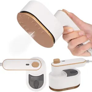 Travel Steamer for Clothes Portable Mini, Mini Steam Iron with 180° Rotating Handle for College, Home, and Dormitory Use Handheld Ironing Machine Dry Wet Ironing