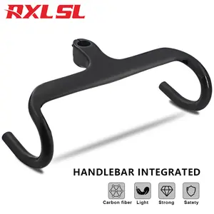 RXL SL Carbon Bicycle Handlebar 1-1/8" Integrated Road Drop Bar 400/420/440mm UD Matte Bike Cycling Handlebars