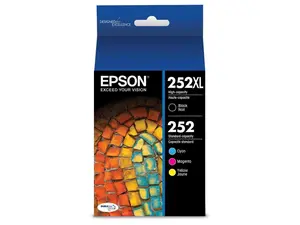 Epson Durabrite Ultra 252Xl Ink Cartridge - Black Cyan Magenta Yellow
