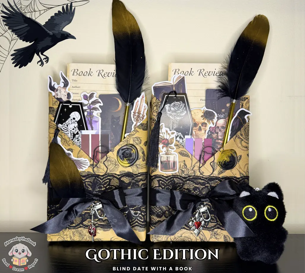 Blind Date with a Book | Gothic Bookish Gifts | Book Lover Gifts | Booktok | Personalized Book | Romance Fantasy Spicy Book | Cute Gift Idea
