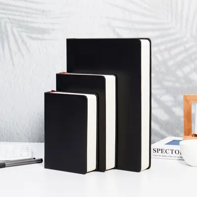 A6 Journal Note Book Jooact Thick Sketchbook 660 Pages Notebook Soft Faux Leather Cover Journal 80GSM Paper Notepad Drawing Book Memo Writing Sketch Pad Diary Notebook: 6944904328942 Blank Book A6 Cover - View #7