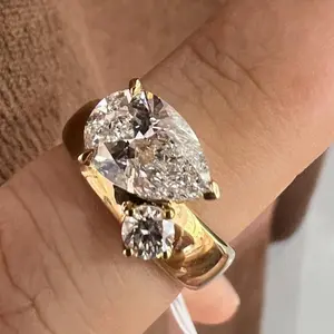 k9 IGI labgrown diamond ring 3g D vs2 D2+0.23ct lf4407