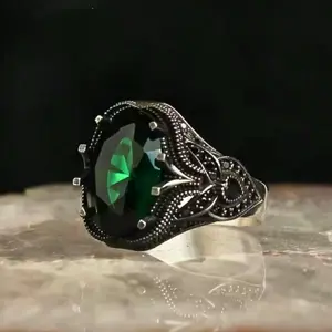 Fashion zinc alloy ring for business men with Cubic Zirconia decoration, jewelry accessories suitable for daily wear, party for men, as a gift for him