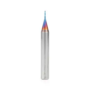 Amana Tool 46242-K SC Spektra Extreme Tool Life Coated Spiral Plunge 1/32 Dia x 1/8 CH x 1/4 SHK 2 Inch Long Down-Cut Router Bit