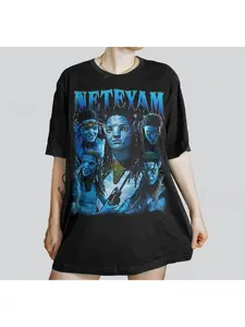 Vintage Neteyam T-shirt: Avatar The Way of Water Fan T-shirt Printed Adult and Children Breathable Casual T-shirt Y2k
