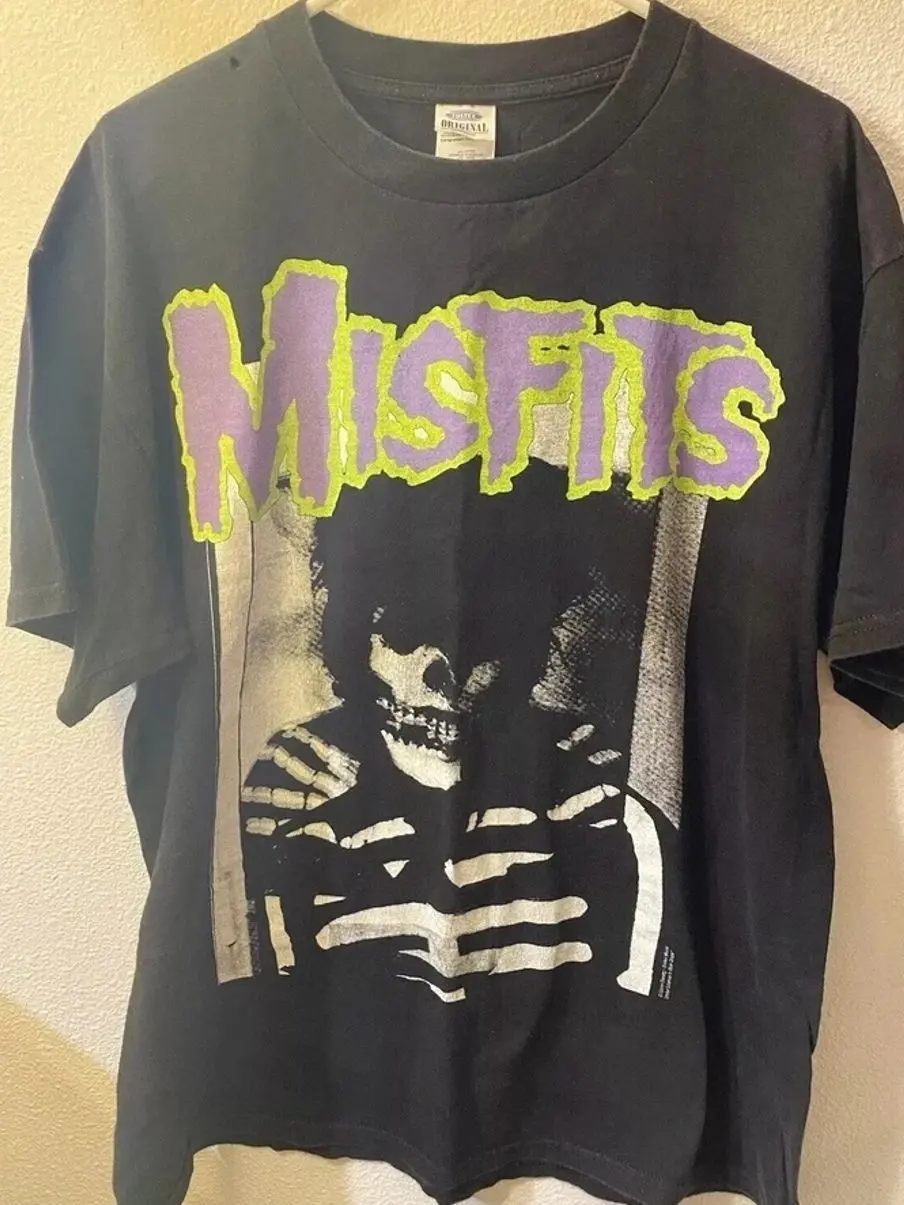 Vintage 90’s Misfits Band Black Short Sleeve Unisex Shirt Reprint S-5XL C
