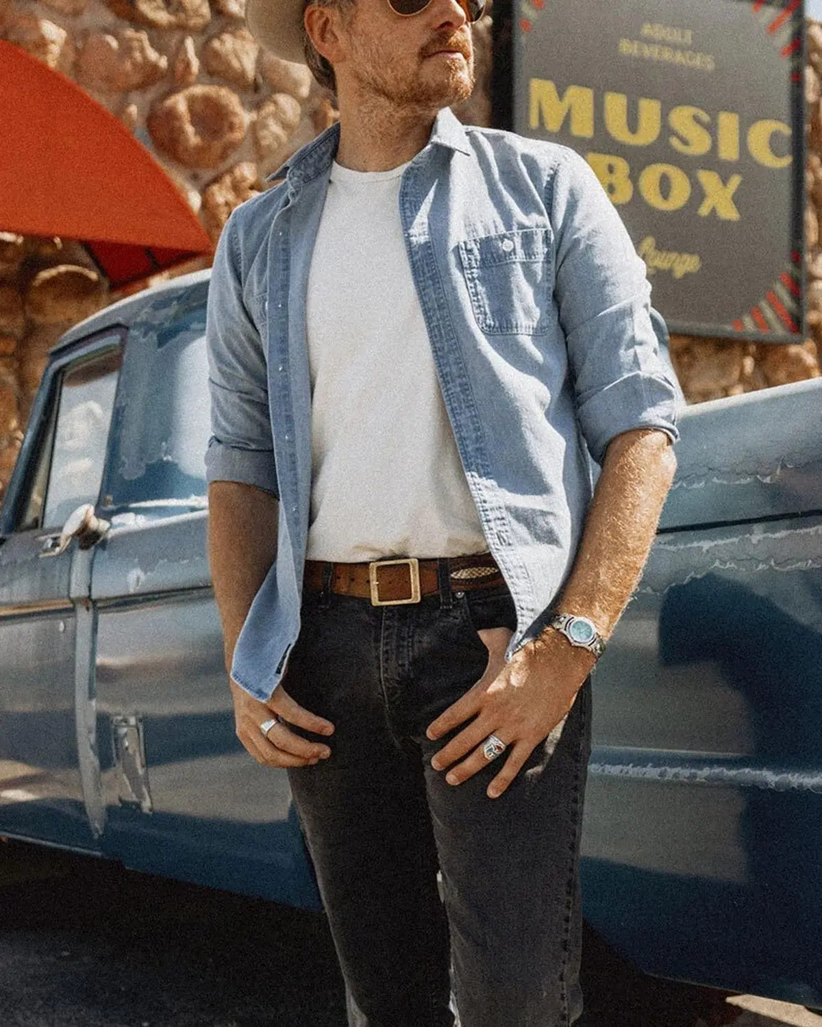 Chambray Shirt Chambray Shirt