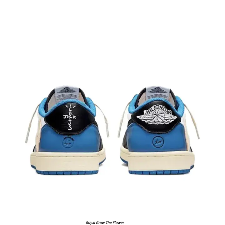 Four-Color Black White Cream Blue Leather Low Top Casual Skate Shoes Pale Cream Reversed Side Accent Logo Vivid Blue Collar & Outsole Retro Cream Gum Anti Slip Tread Outsole Unisex Street Daily Sneakers