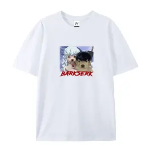 Berserk Tee Meme Cotton Oversized Casual Men's DTG Printed T-Shirt