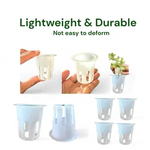 50 packs 2” net pots hydroponic system grow plants indoor/outdoor