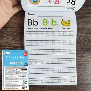 Children's Alphabet Handwriting Workbook: A preschool writing workbook containing common vocabulary, suitable for kindergarten children and children aged 3 and up. ABC Printed Handwriting Book.