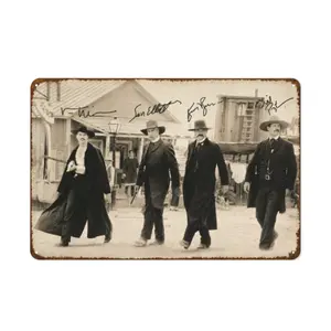 Doc Holliday Wyatt Earp Western Movie Wall Art Sign