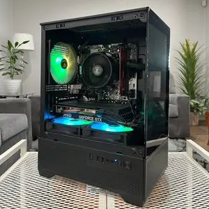 GTX 1660 6GB, Ryzen 5 2600, 8GB RAM | Black RGB Gaming Computer/PC