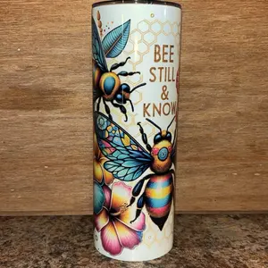 Bee Still & Know 20oz Tumbler