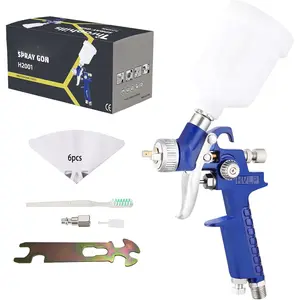 General Purpose Touch Up Spray  Air  Sprayer with 0.8mm Nozzle 125cc Cup and 6 count  Strainers