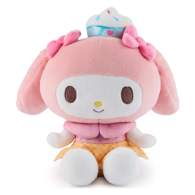 GUND Sanrio Hello Kitty and Friends My Melody Ice Cream 6" Plushy