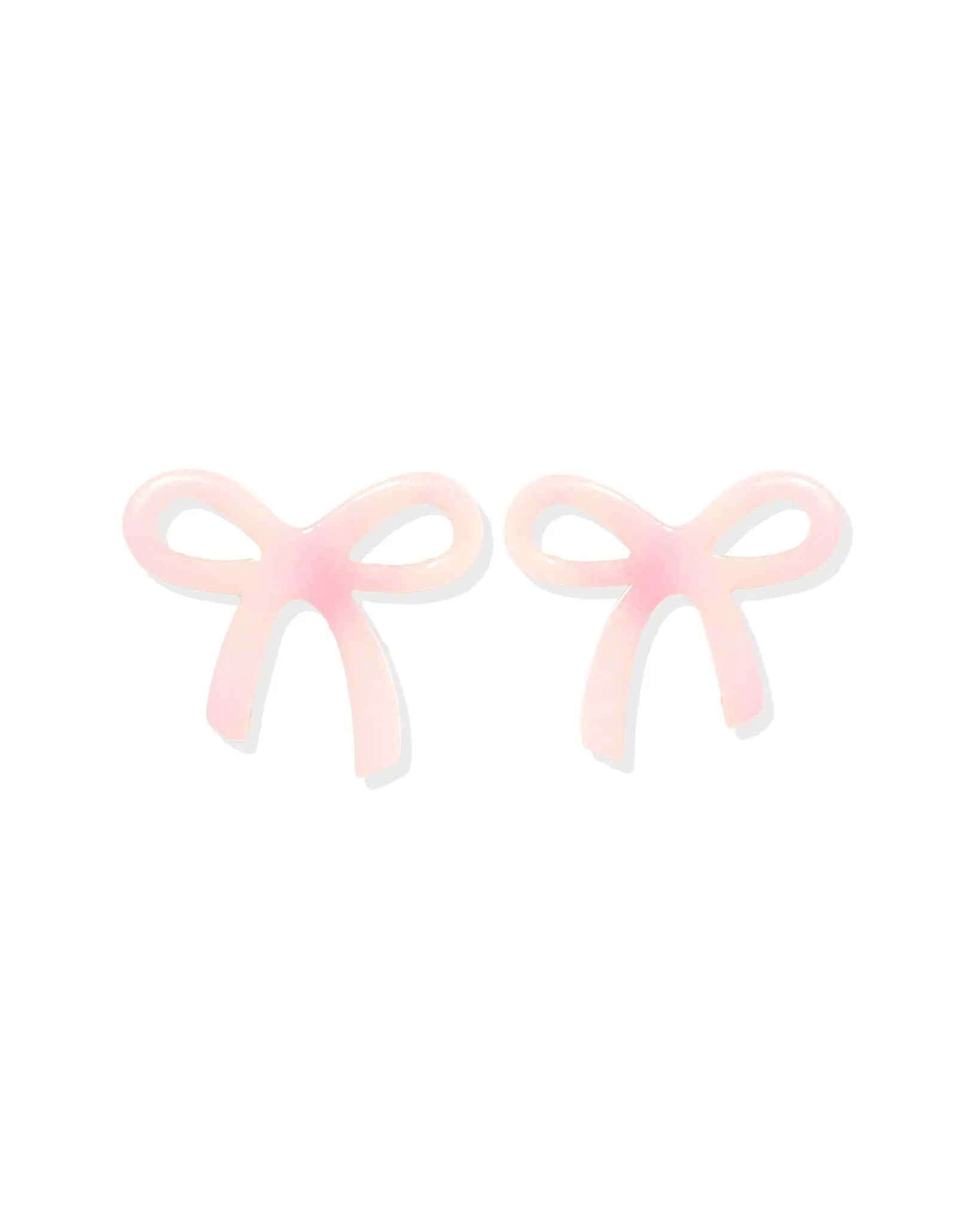 Kylie Bow Earrings - Pink Tie Dye, Elegant Design, Lightweight and Stylish, Perfect for Any Occasion