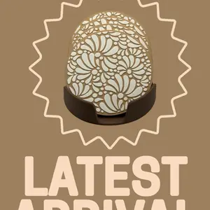 Talavera Coasters with Holder: Mexican-Inspired 3D Printed Home Decor Coffee Tableware Traditional Lightweight Plastic Sturdy