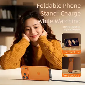 【New Arrival】 Invisible Stand Type-C Charger Cable240W 6A Super Fast Android Charger Zinc Alloy  Cable Fast Charging Type-C240W 6A